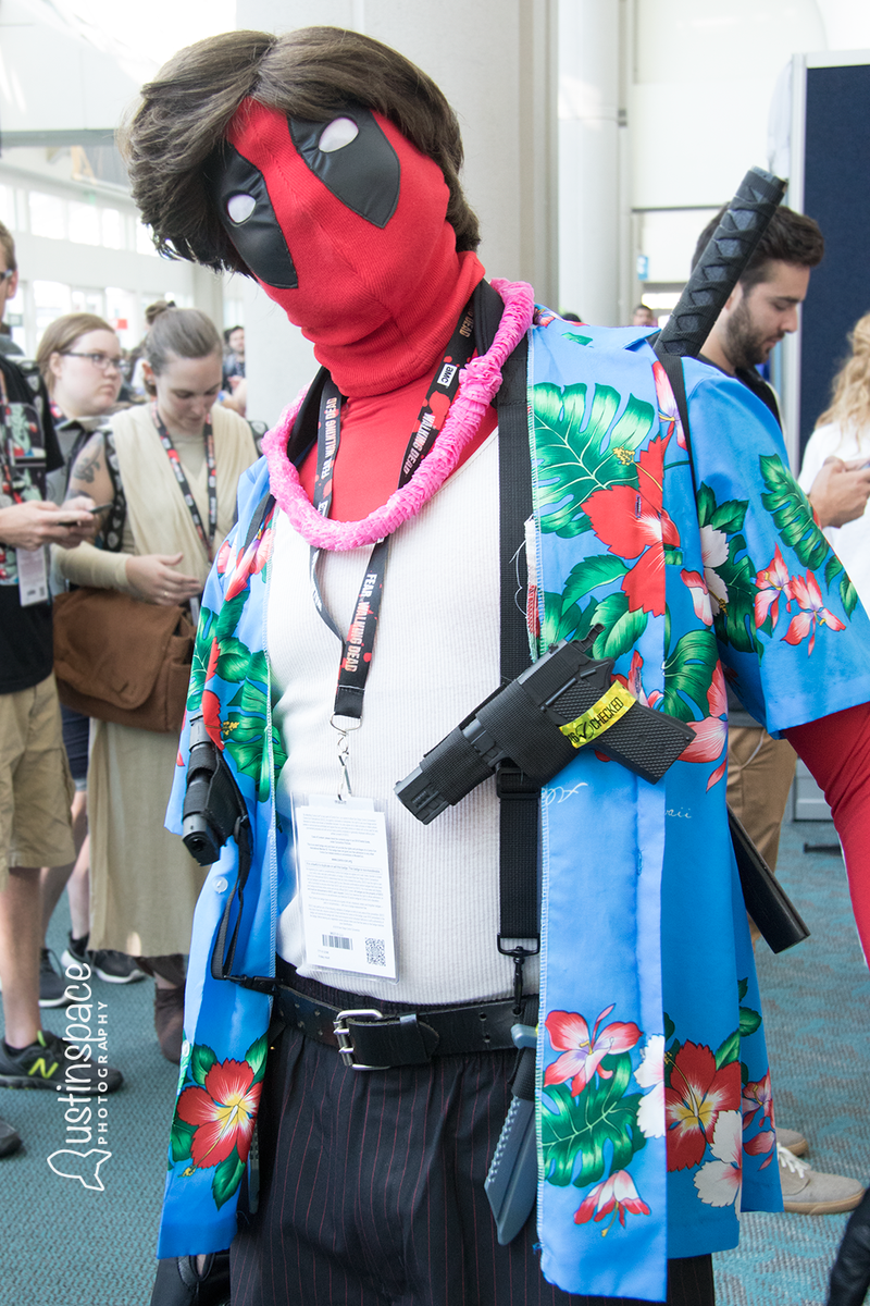 Sometimes even Deadpool needs to cosplay. Image Credit: John Austin